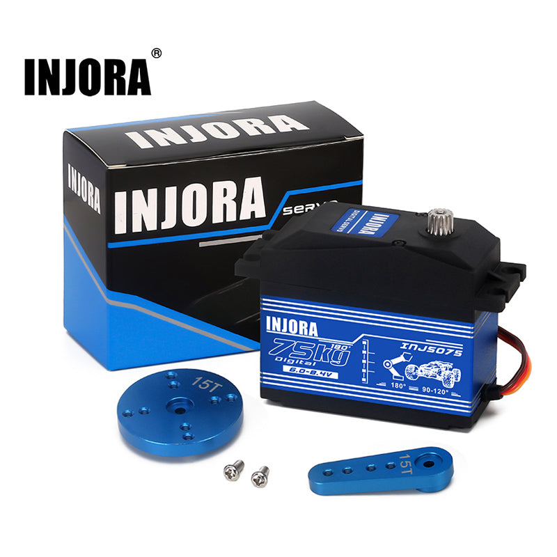 Injora INJS035 35KG Large Torque Waterproof Metal Gear Digital Servo For RC  Model