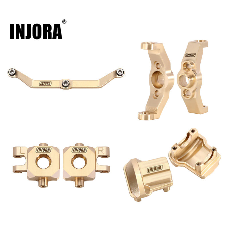 Injora 11g Brass Front and Rear Diff Covers for the TRX4M « Big