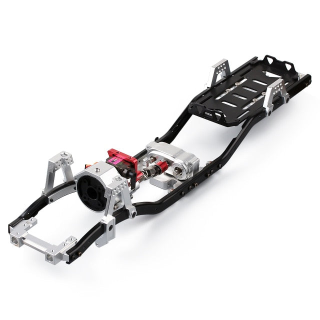 INJORA 313mm Wheelbase Metal Chassis Frame with Prefixal Shiftable Gea