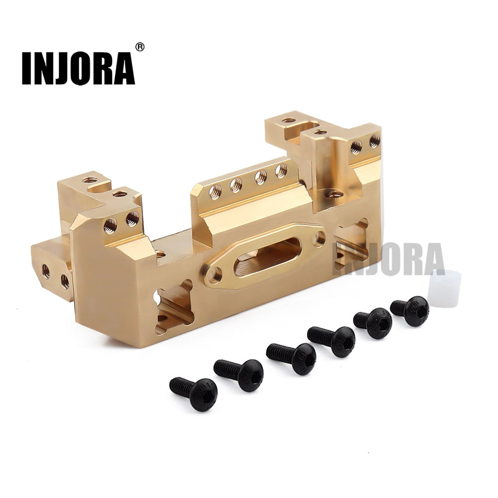 INJORA Brass Front Bumper Mount Servo Stand for TRX-4 TRX-6