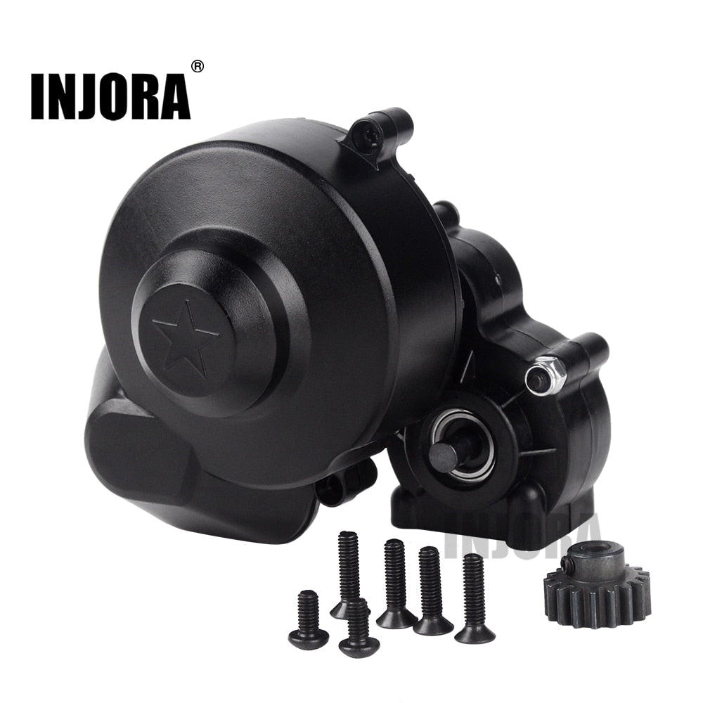 INJORA Plastic Complete Center Gearbox Transmission Box with Gear for Axial  SCX10 & SCX10 II