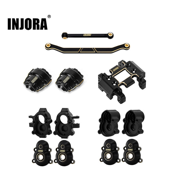 INJORA Black Brass Upgrade Parts for 1/18 Redcat Ascent18