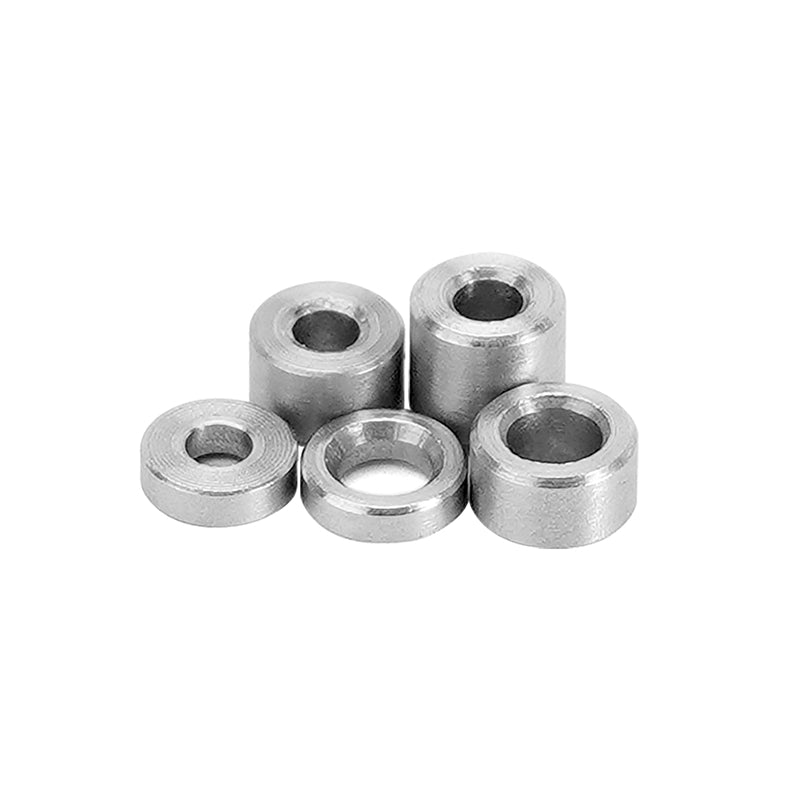 INJORA 50PCS M1.4 M2 Flat Stainless Steel Washers Spacers for 1/24 SCX