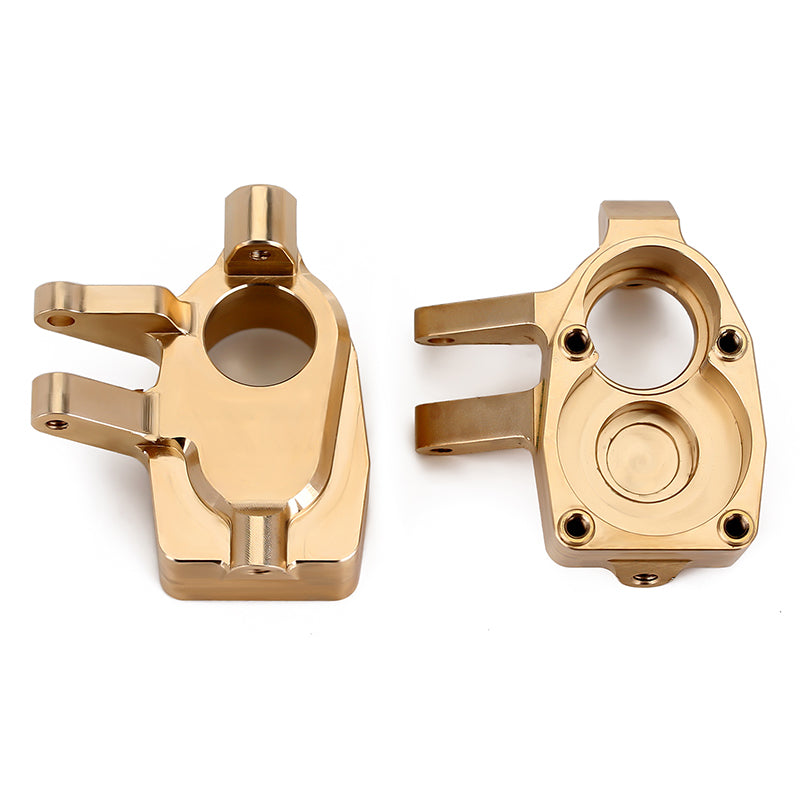 INJORA Heavy Duty Brass Portal Steering Knuckle for Axial SCX10 III Ca