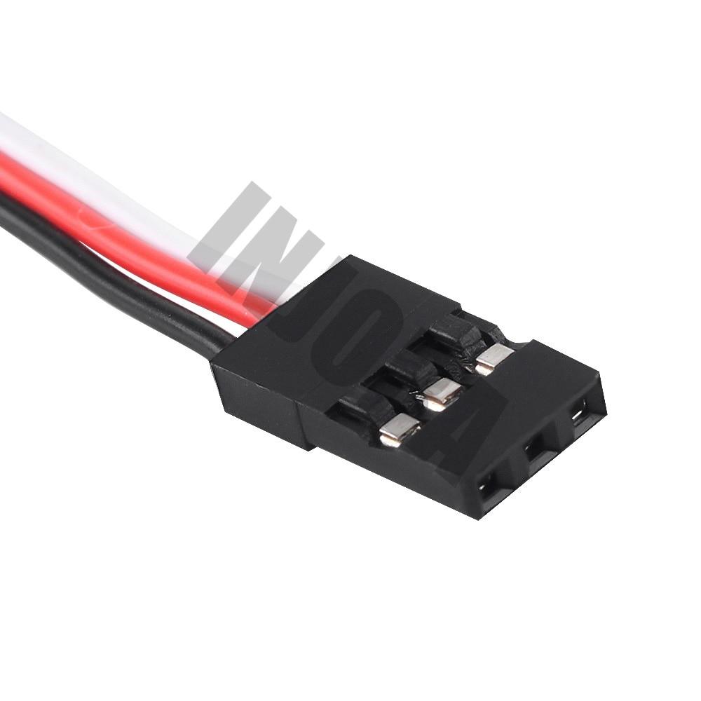 INJORA 1PCS 15/30/40cm 1 to 3 RC Servo Extension Wire Cable for Futaba